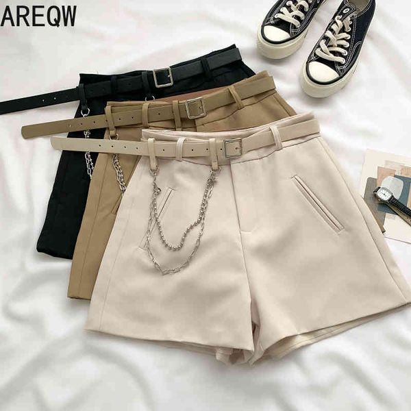 summer fashion hundred with high waist thin suit shorts wide-legged pants with chain belt girl 210507, White;black
summer fashion hundred with high waist thin suit shorts wide-legged pants with chain belt girl 210507, White;black