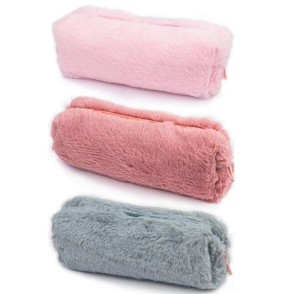 pencil bags 3 pack case, pen pouch girl cute plush fuzzy case makeup school stationery (pink, gray, red)
pencil bags 3 pack case, pen pouch girl cute plush fuzzy case makeup school stationery (pink, gray, red)