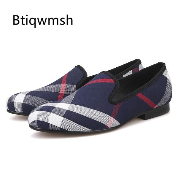 dress shoes blue plaid canvas men round toe mixed color slip on flat male fashion casual, Black
dress shoes blue plaid canvas men round toe mixed color slip on flat male fashion casual, Black