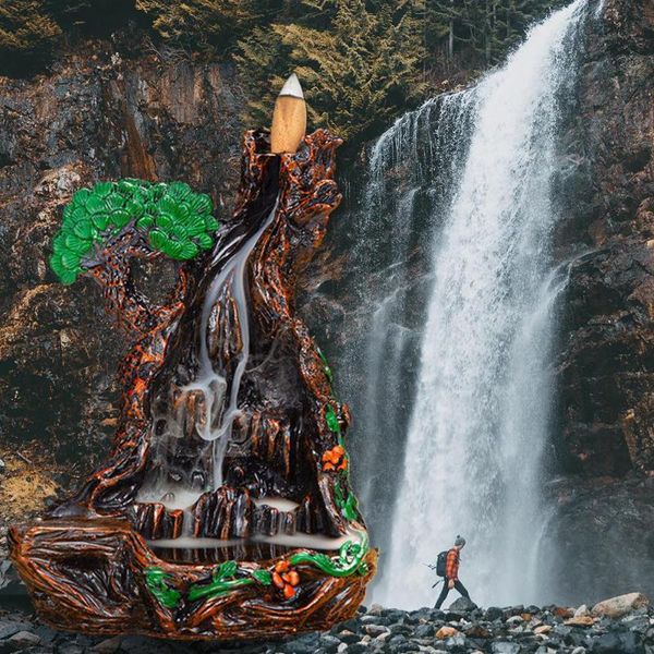 backflow furnishings supply incense burner moutain designed flowing ceramic living room ornaments resin glaze tower waterfall fragrance lamp
backflow furnishings supply incense burner moutain designed flowing ceramic living room ornaments resin glaze tower waterfall fragrance lamp