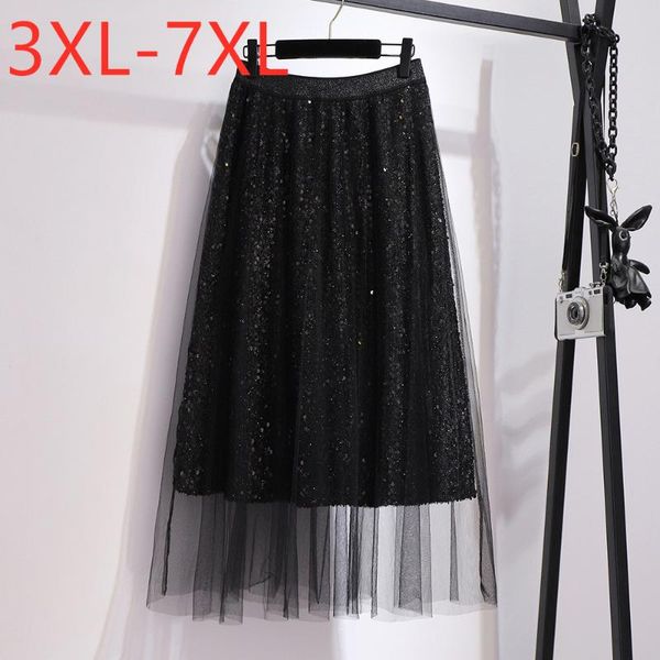 skirts 2021 summer plus size long skirt for women large casual loose black sequin gauze a line pleated 3xl 4xl 5xl 6xl 7xl
skirts 2021 summer plus size long skirt for women large casual loose black sequin gauze a line pleated 3xl 4xl 5xl 6xl 7xl