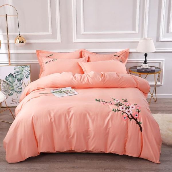 bedding sets high-end atmosphere solid color cotton embroidered 4 times 
bedding sets high-end atmosphere solid color cotton embroidered 4 times
