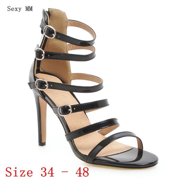 dress shoes women gladiator sandals high heels peep toe pumps summer woman heel plus size 34 - 40 41 42 43 44 45 46 47 48, Black
dress shoes women gladiator sandals high heels peep toe pumps summer woman heel plus size 34 - 40 41 42 43 44 45 46 47 48, Black