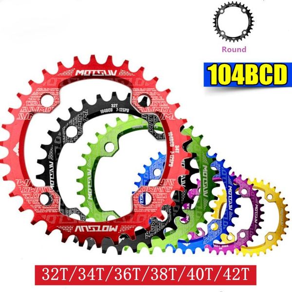 bike heels & chainwheels bicycle crank 104bcd round shape narrow wide 32t/34t/36t/38t/40t/42t mtb chainring chainwheel circle single pl
bike heels & chainwheels bicycle crank 104bcd round shape narrow wide 32t/34t/36t/38t/40t/42t mtb chainring chainwheel circle single pl