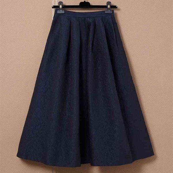 truevoker summer runway fashion jacquard skirt women vintage hepburn dark blue midi long embossed lady designer 210602, Black
truevoker summer runway fashion jacquard skirt women vintage hepburn dark blue midi long embossed lady designer 210602, Black