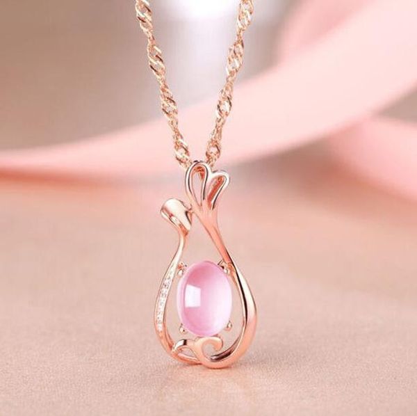pendant necklaces cute peacock vase necklace cz crystal pink opal chokers for women girls ross quartz wholesale jewelry, Silver
pendant necklaces cute peacock vase necklace cz crystal pink opal chokers for women girls ross quartz wholesale jewelry, Silver