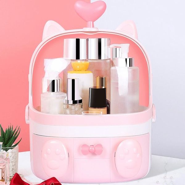 cat shape plastic makeup storage box cosmetic organizer make up container desksundry case boxes & bins
cat shape plastic makeup storage box cosmetic organizer make up container desksundry case boxes & bins