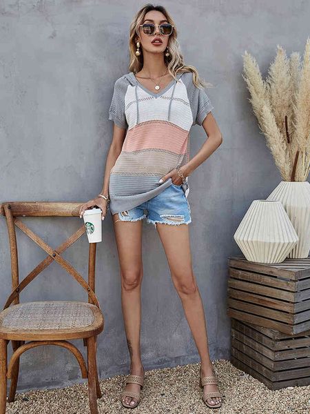 women's t-shirt patchwork knit t shirt women bohemian slim hooded summer vintage short sleeve female clothes knitwear tees 20, White
women's t-shirt patchwork knit t shirt women bohemian slim hooded summer vintage short sleeve female clothes knitwear tees 20, White