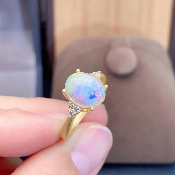 cluster rings the gift for your loved wife real natural opal ring 925 sterling silver classical, Golden;silver
cluster rings the gift for your loved wife real natural opal ring 925 sterling silver classical, Golden;silver