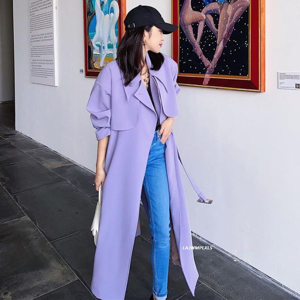 2021 minimalist korean purple trend women spring autumn trench-coat windbreaker women's trench coats, Tan;black
2021 minimalist korean purple trend women spring autumn trench-coat windbreaker women's trench coats, Tan;black