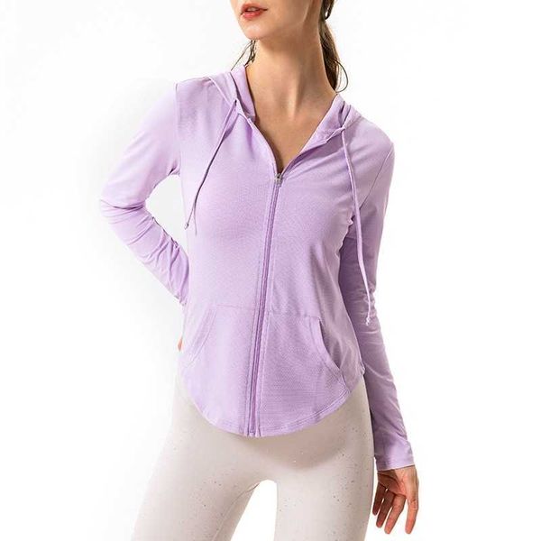 utumn new female yoga jacket fitness sports hooded zipper sunscreen clothes casual breathable long sleeved shirt, Black;brown
utumn new female yoga jacket fitness sports hooded zipper sunscreen clothes casual breathable long sleeved shirt, Black;brown