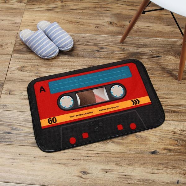 cushion/decorative pillow 40x60cm retro creative cassette tape anti-slip mat coral velvet kitchen bathroom entrance welcome doormat home dec
cushion/decorative pillow 40x60cm retro creative cassette tape anti-slip mat coral velvet kitchen bathroom entrance welcome doormat home dec