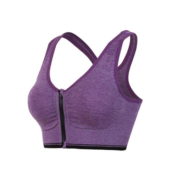 gym clothing no rims zipper fitness running yoga bra breathable women's sports, White;black
gym clothing no rims zipper fitness running yoga bra breathable women's sports, White;black