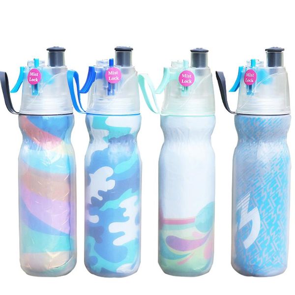 water bottles & cages -grade plastic double-deck spray cool summer sport bottle 590ml portable outdoor cycling bike shaker cup kettle
water bottles & cages -grade plastic double-deck spray cool summer sport bottle 590ml portable outdoor cycling bike shaker cup kettle