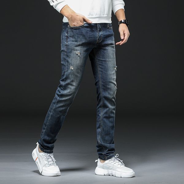 men's jeans autumn and winter stretch large fashion hole loose straight pants a4jp, Blue
men's jeans autumn and winter stretch large fashion hole loose straight pants a4jp, Blue