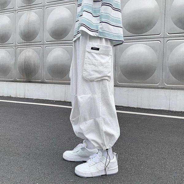 men's pants big pocket cargo warehouse korean wide-leg men fashion oversized straight-leg streetwear trousers, Black
men's pants big pocket cargo warehouse korean wide-leg men fashion oversized straight-leg streetwear trousers, Black