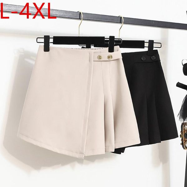 plus size pants summer shorts for women solid large loose wide leg elastic waist asymmetrical casual culotte l xl 2xl 3xl 4xl, Black
plus size pants summer shorts for women solid large loose wide leg elastic waist asymmetrical casual culotte l xl 2xl 3xl 4xl, Black