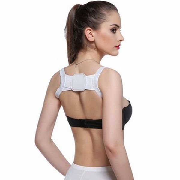 back support adjustable therapy posture corrector shoulder brace correction belt massager tool, Black;blue
back support adjustable therapy posture corrector shoulder brace correction belt massager tool, Black;blue