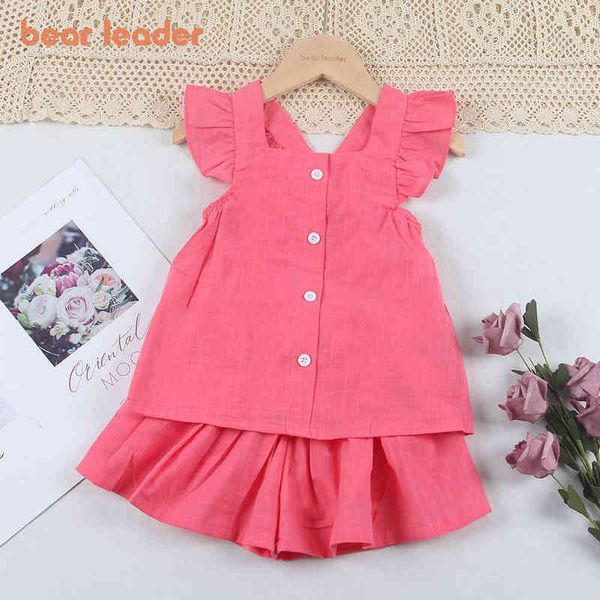 bear leader casual girls suit new baby girls clothing outfits summer newborn infant sleeveless t-shirt shorts 2pcs sets clothes y220310, White
bear leader casual girls suit new baby girls clothing outfits summer newborn infant sleeveless t-shirt shorts 2pcs sets clothes y220310, White
