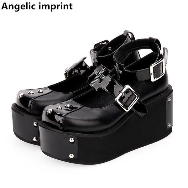 angelic imprint woman mori girl lolita cosplay punk shoes lady high heels wedges pumps women princess dress party 33-47, Black
angelic imprint woman mori girl lolita cosplay punk shoes lady high heels wedges pumps women princess dress party 33-47, Black