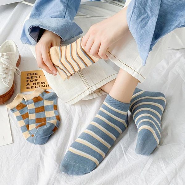 socks & hosiery classical stripe lattice for women soft cotton breathable spring summer socs elastic middle tube sock sokken, Black;white
socks & hosiery classical stripe lattice for women soft cotton breathable spring summer socs elastic middle tube sock sokken, Black;white