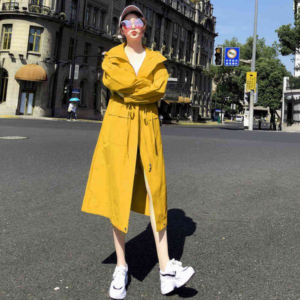casual dresses vintage long trench coat women hooded spring autumn sleeve thin windbreaker ladies loose plus size overcoat q397 ws, Black;gray
casual dresses vintage long trench coat women hooded spring autumn sleeve thin windbreaker ladies loose plus size overcoat q397 ws, Black;gray