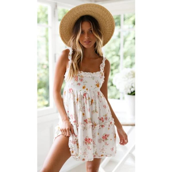 casual dresses summer holiday printed sleeveless off shoulder backless high street strap dress female ropa mujer wm*, Black;gray 
casual dresses summer holiday printed sleeveless off shoulder backless high street strap dress female ropa mujer wm*, Black;gray