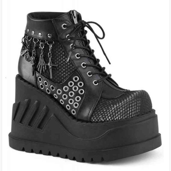 dress shoes ladies fashion gothic platform women's boots personality retro super high heel new fall winter low 81hh, Black
dress shoes ladies fashion gothic platform women's boots personality retro super high heel new fall winter low 81hh, Black