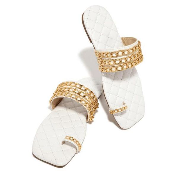slippers miyeda women summer metal chain decoration clip toe fashion concise ladies slides plus size handmade female sandals, Black
slippers miyeda women summer metal chain decoration clip toe fashion concise ladies slides plus size handmade female sandals, Black