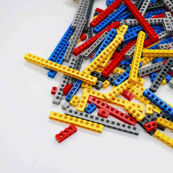 

legoes technic parts with holes pieces building blocks 1x16 1x14 1x12 1x10 1x8 1x6 1x4 1x2 1x1studded beams bulk moc bricks toys