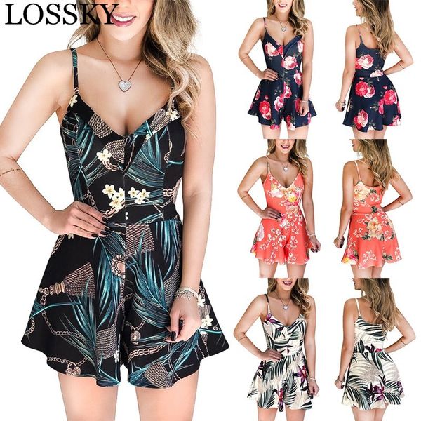 women floral print v neck strap slim playsuits casual summer beach rompers tunic short jumpsuit bodycon party playsuit 210520, Black;white
women floral print v neck strap slim playsuits casual summer beach rompers tunic short jumpsuit bodycon party playsuit 210520, Black;white