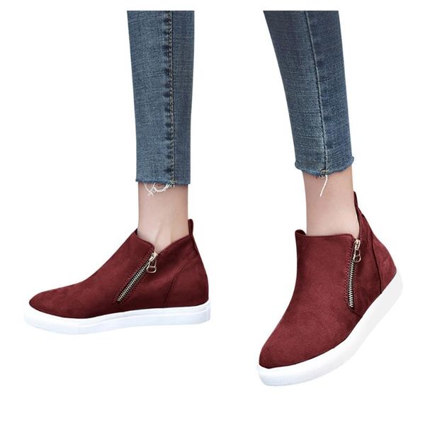 boots sagace shoes snow for women fashion casual round toe platform zip flat zapatos de mujer big sizes 35-43, Black
boots sagace shoes snow for women fashion casual round toe platform zip flat zapatos de mujer big sizes 35-43, Black