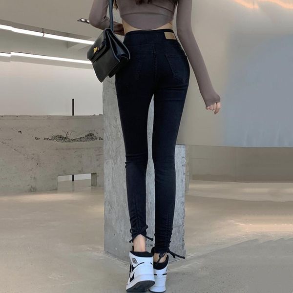 women's jeans real s autumn high-waist 2021 casual slim stretch pencil small feet nine-point, Blue
women's jeans real s autumn high-waist 2021 casual slim stretch pencil small feet nine-point, Blue
