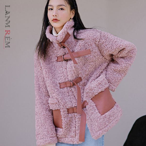 autumn winter turn-down collar double-pockets single-breasted loose all-match cute plush wool coat women 2a2995 210507, Black
autumn winter turn-down collar double-pockets single-breasted loose all-match cute plush wool coat women 2a2995 210507, Black