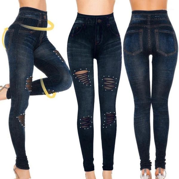 yoga outfit drop 2021 women denim print leggings bulifting fashion slim fit elastic trousers cropped pants fittness
yoga outfit drop 2021 women denim print leggings bulifting fashion slim fit elastic trousers cropped pants fittness