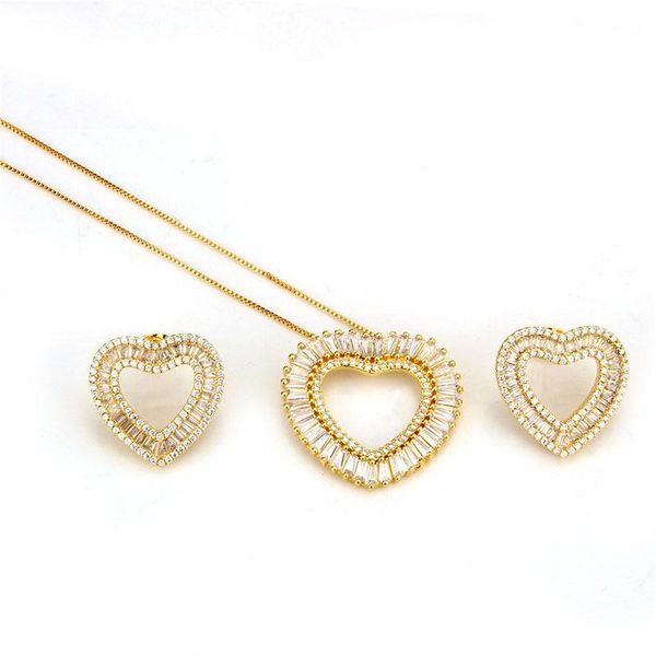 earrings & necklace funmode trendy shiny cz pave heart shape pendant earring jewelry sets for women bridal wholesale fs65, Silver
earrings & necklace funmode trendy shiny cz pave heart shape pendant earring jewelry sets for women bridal wholesale fs65, Silver