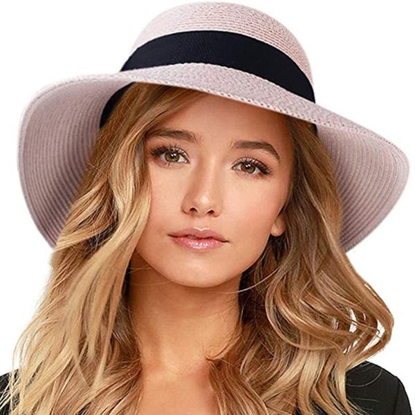 wide brim hats summer parent-child beach hat female casual panama cap fashionable handmade flat bowknot sun for women, Blue;gray
wide brim hats summer parent-child beach hat female casual panama cap fashionable handmade flat bowknot sun for women, Blue;gray