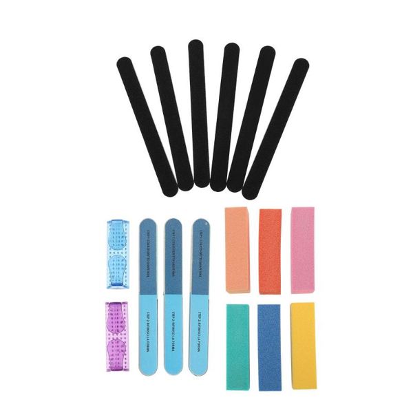 nail brushes 17pcs files buffers set sanding file block polish tool, Yellow 
nail brushes 17pcs files buffers set sanding file block polish tool, Yellow