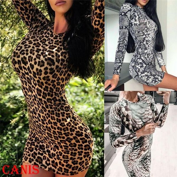 casual dresses women's long sleeve stretch package hip bodycon mini dress evening party club leopard print women, Black;gray
casual dresses women's long sleeve stretch package hip bodycon mini dress evening party club leopard print women, Black;gray