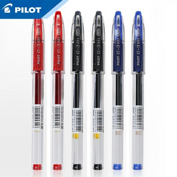 gel pens 3pcs pilot g-3 pen 0.38mm business signature office book writing quick-dry color rich smooth
gel pens 3pcs pilot g-3 pen 0.38mm business signature office book writing quick-dry color rich smooth