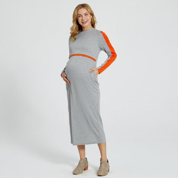 patpat 2021 arrivalmaternity half a turtleneck plain grey midi slip long-sleeve nursing dress maternity dresses, White
patpat 2021 arrivalmaternity half a turtleneck plain grey midi slip long-sleeve nursing dress maternity dresses, White