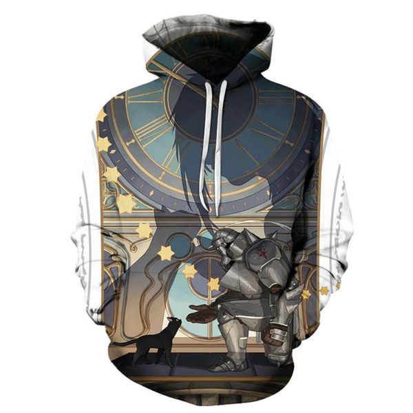 men's hoodies & sweatshirts 3d printed fullmetal alchemist men women fashion casual cartoon hoodie autumn streetwear sweatshirt mens cl, Black
men's hoodies & sweatshirts 3d printed fullmetal alchemist men women fashion casual cartoon hoodie autumn streetwear sweatshirt mens cl, Black