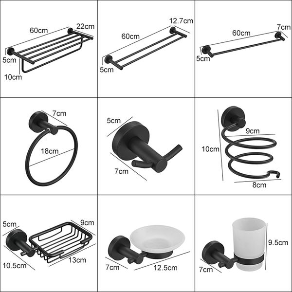 other bath & toilet supplies black bathroom towel shelf stainless steel brush holder paper robe hook accessories el1900b ukva
other bath & toilet supplies black bathroom towel shelf stainless steel brush holder paper robe hook accessories el1900b ukva