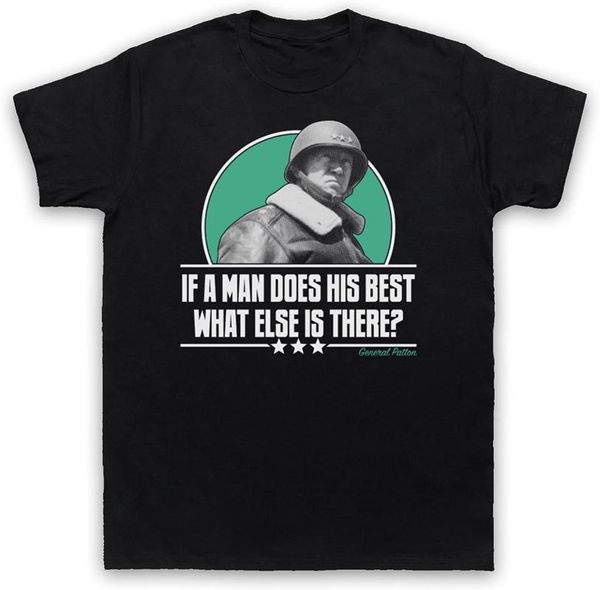 men's t-shirts patton if a man does his what else is there mens t-shirt, White;black
men's t-shirts patton if a man does his what else is there mens t-shirt, White;black