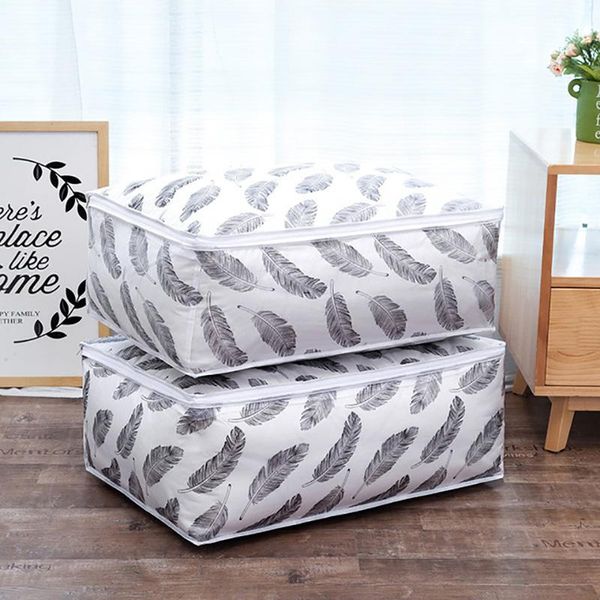 clothing & wardrobe storage 4pcs foldable quilt bag feather print home clothes pillow blanket travel luggage organizer
clothing & wardrobe storage 4pcs foldable quilt bag feather print home clothes pillow blanket travel luggage organizer