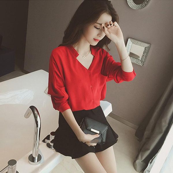 women blouses spring summer fashion black white blouse v neck women's shirt casual ladies blusas mujer yq346 & shirts
women blouses spring summer fashion black white blouse v neck women's shirt casual ladies blusas mujer yq346 & shirts