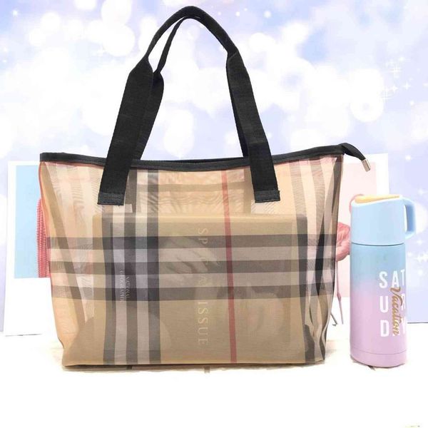 handbag korean transparent lattice mesh single shoulder backpack breathable fashion women's large capacity bath fitness bag, Black;red
handbag korean transparent lattice mesh single shoulder backpack breathable fashion women's large capacity bath fitness bag, Black;red