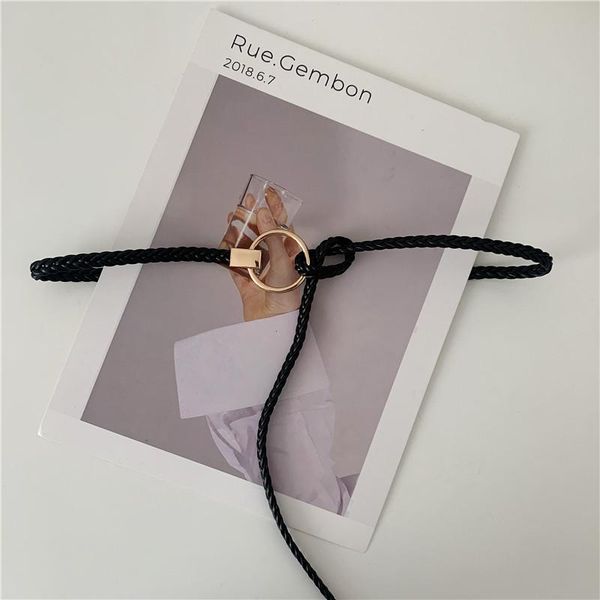 belts korean weaving thin belt women's fashionable all-match dress coat sweater suit knotted decorative waist seal narrow, Black;brown
belts korean weaving thin belt women's fashionable all-match dress coat sweater suit knotted decorative waist seal narrow, Black;brown