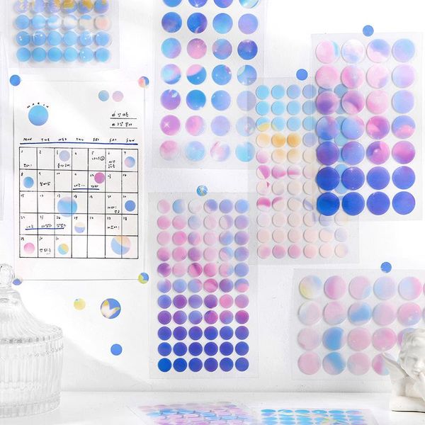 pcs round sealing sticker label paper color dot glue packaging student gift wrap
pcs round sealing sticker label paper color dot glue packaging student gift wrap