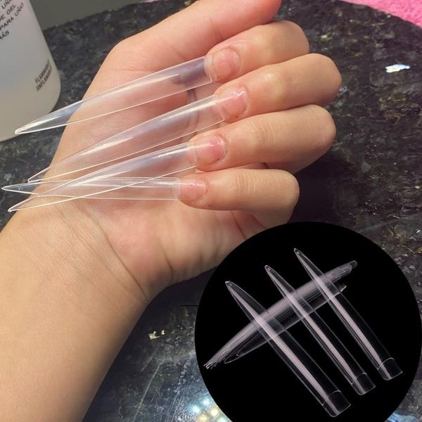 false nails 12pc extra long nail tips stiletto shape artificial clear natural half cover art 12 size, Red;gold
false nails 12pc extra long nail tips stiletto shape artificial clear natural half cover art 12 size, Red;gold